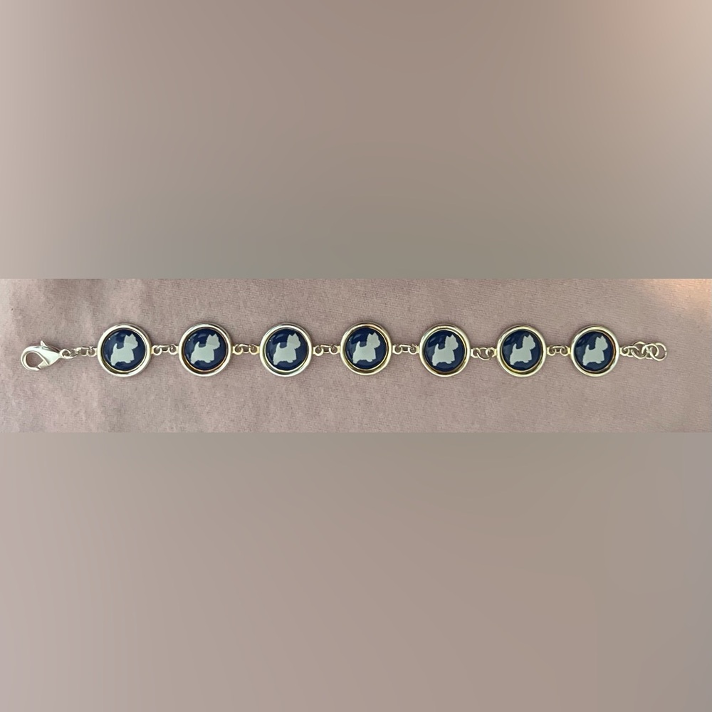 Scottish Terrier Cameo 
Silhouette Bracelet